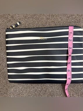 Scout black and White Striped Pouch by Scout